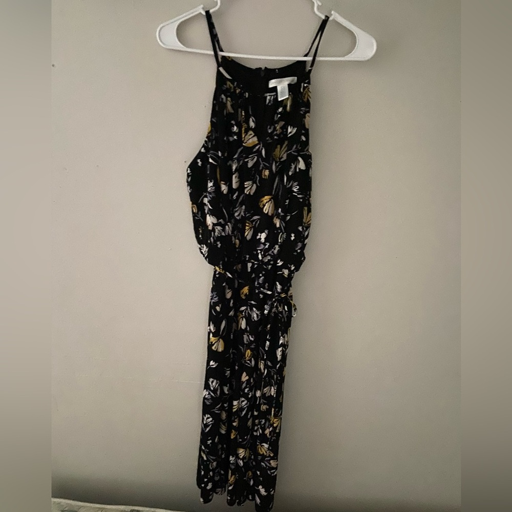 Floral Sleeveless Jumpsuit